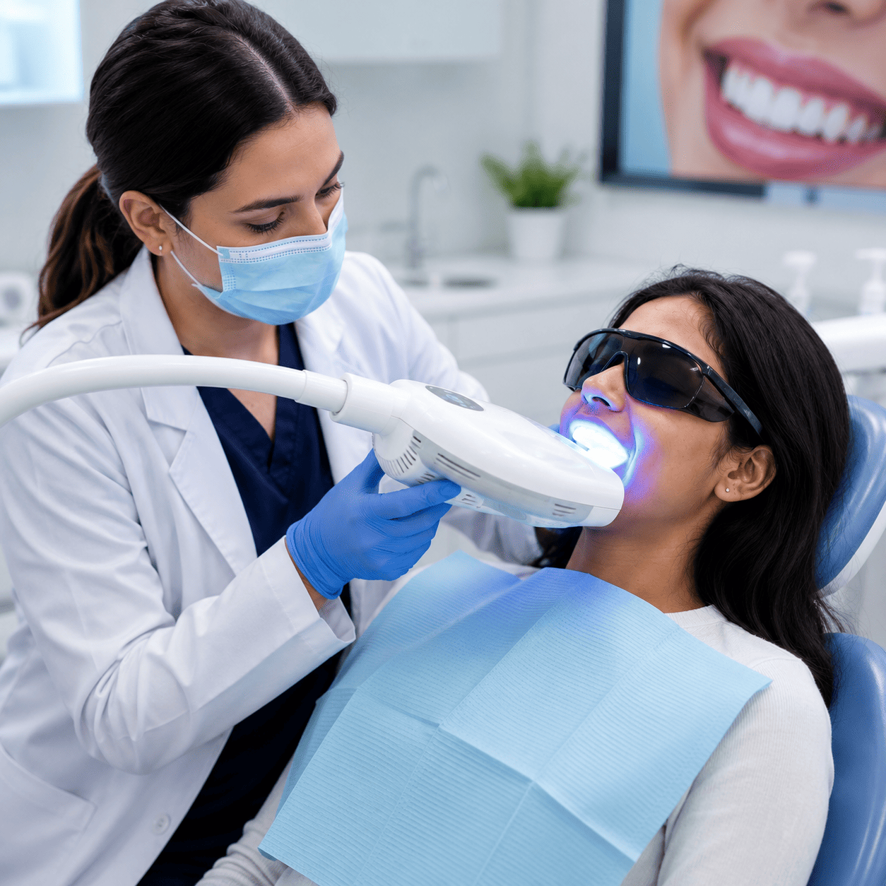 Teeth whitening treatment
